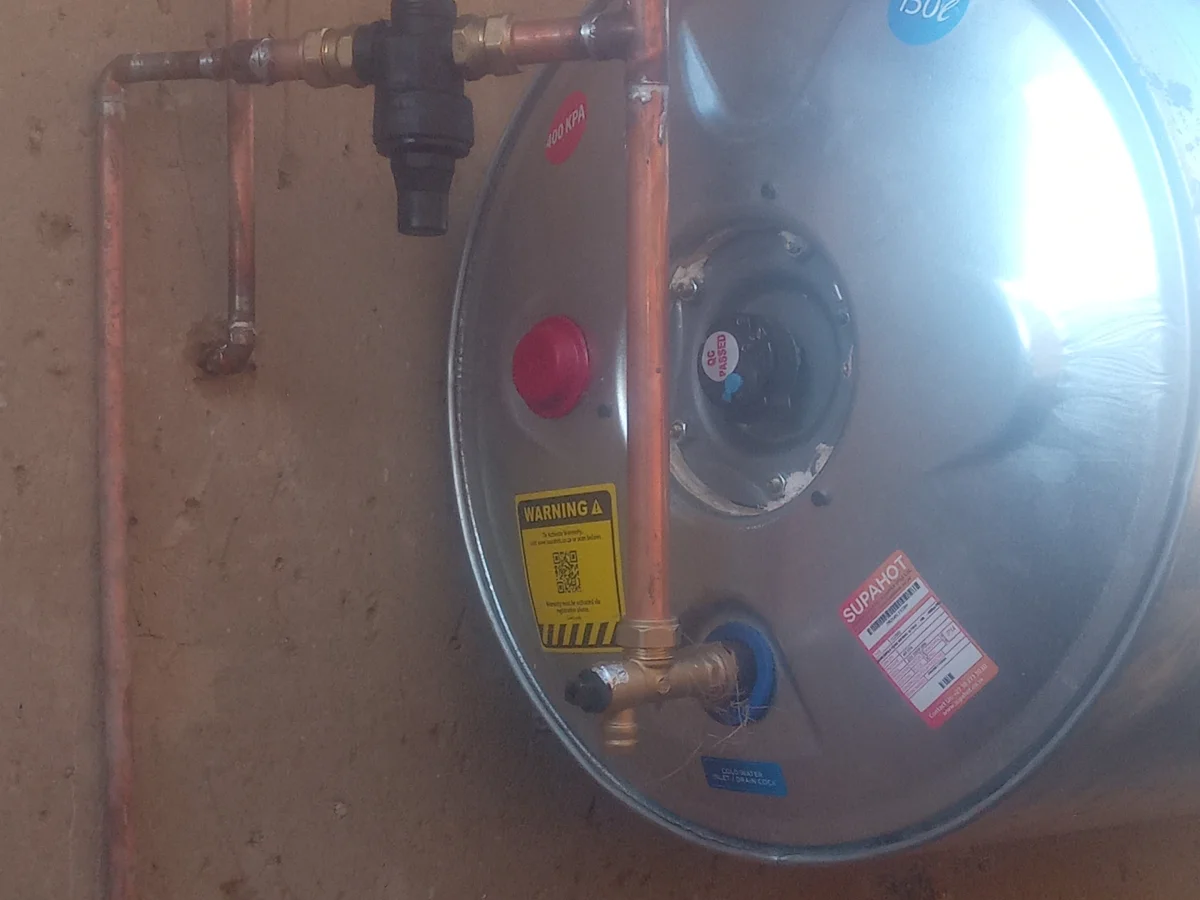 Geyser installation